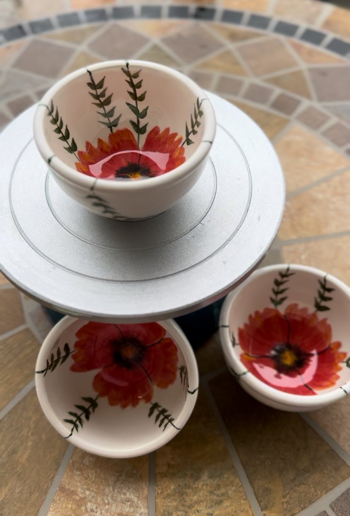 Wild Poppy Mini Bowls