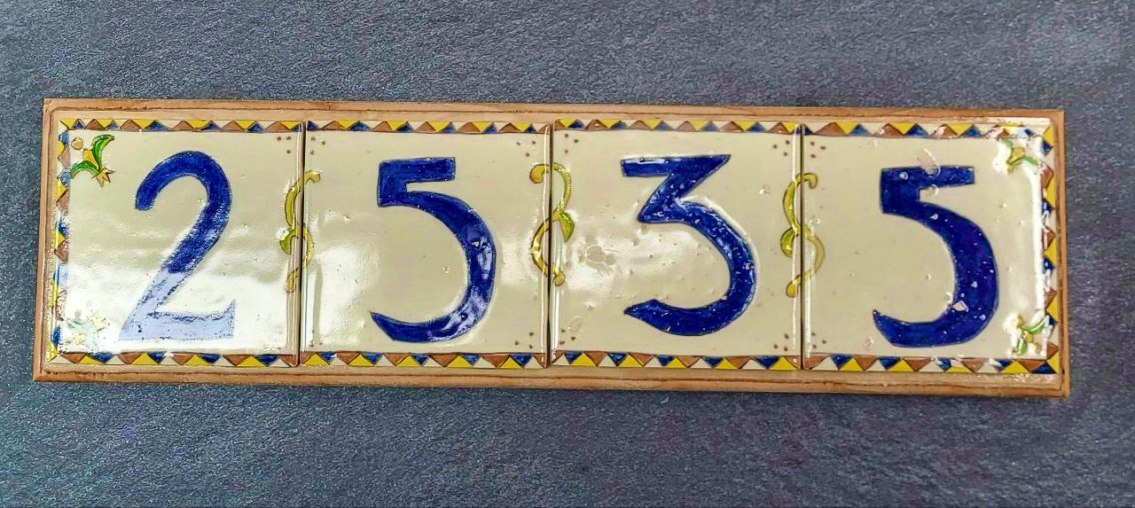 Tiles with Home Numbers