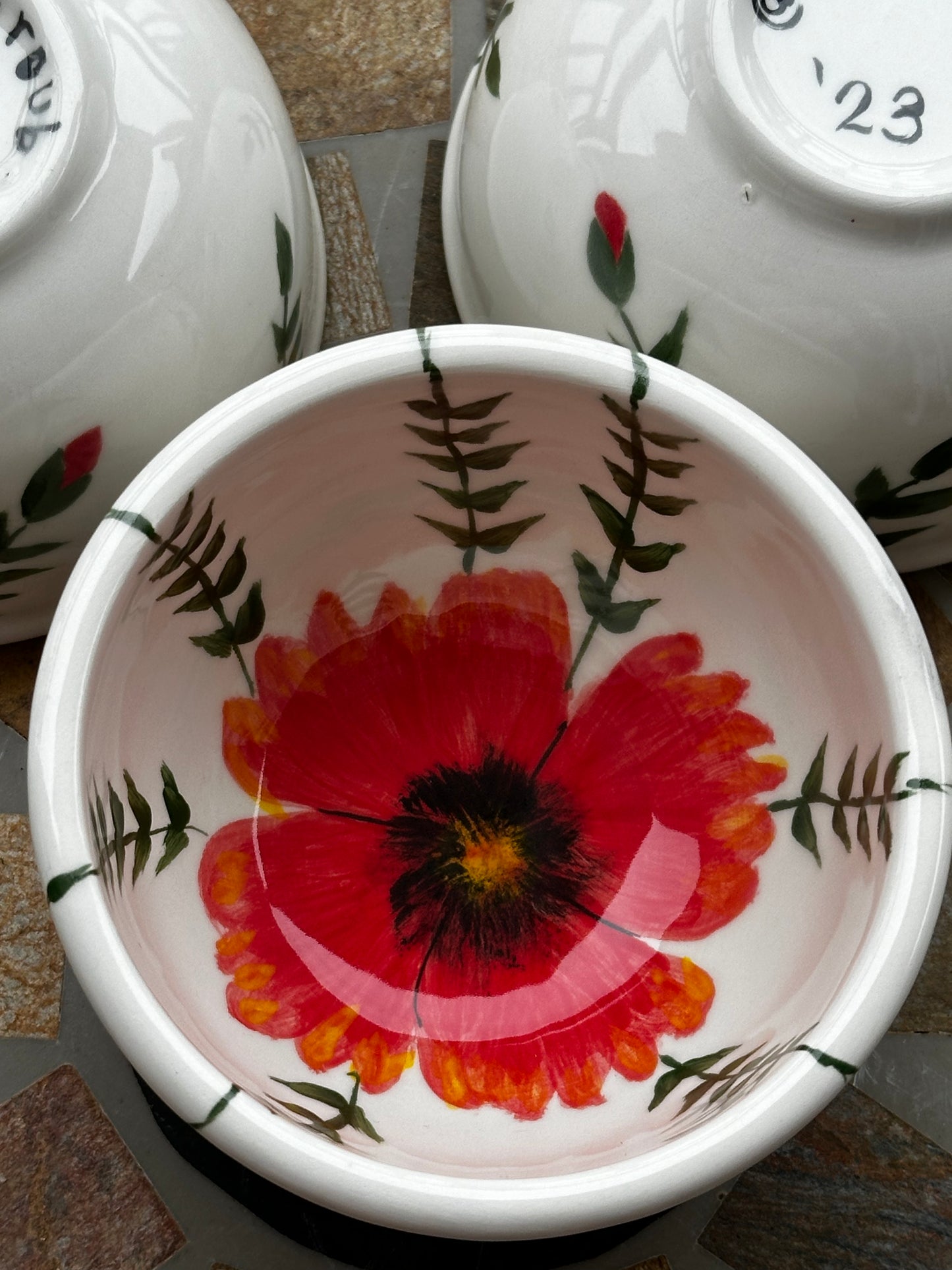 Wild Poppy Mini Bowls