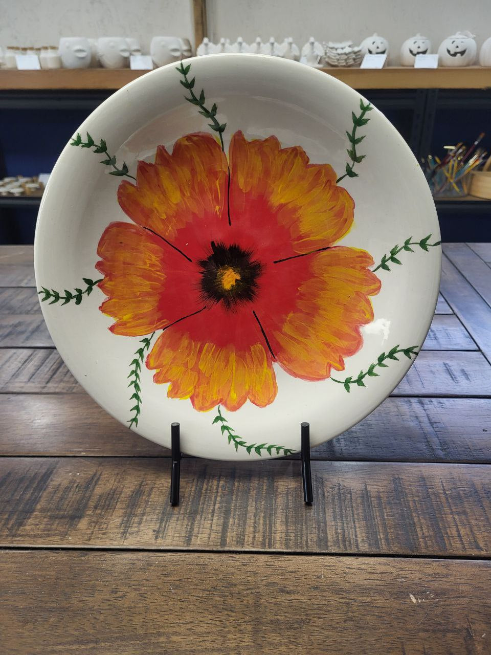 Wild Poppy Dinner Plate