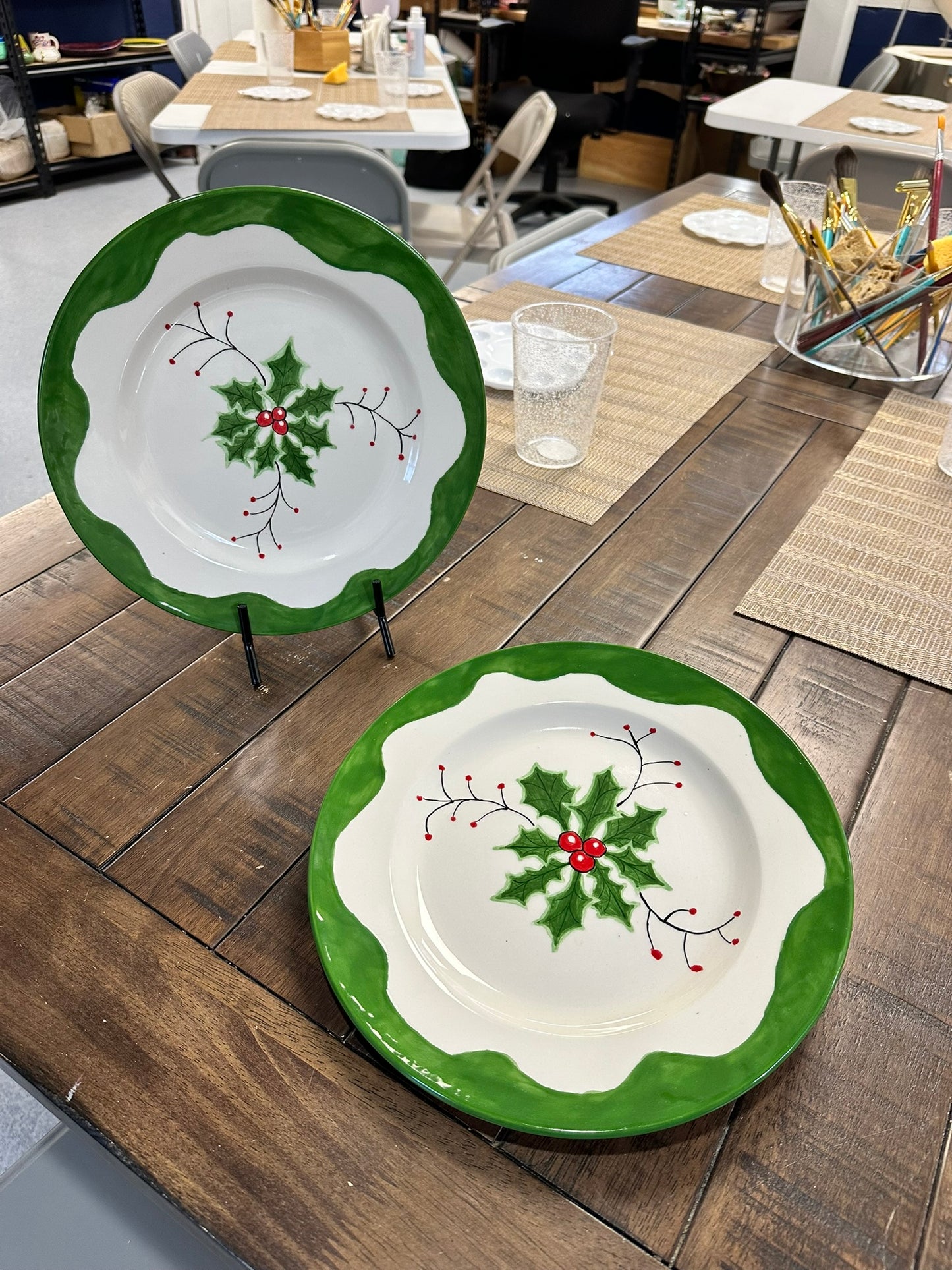 Holiday Holly Plate