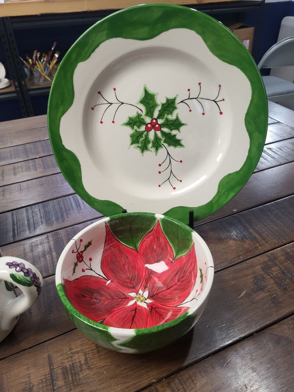 Holiday Holly Plate