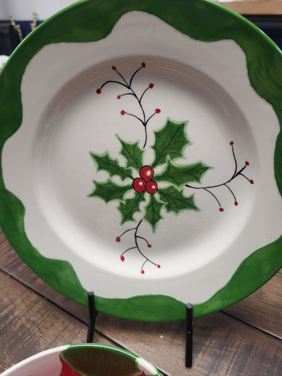 Holiday Holly Plate