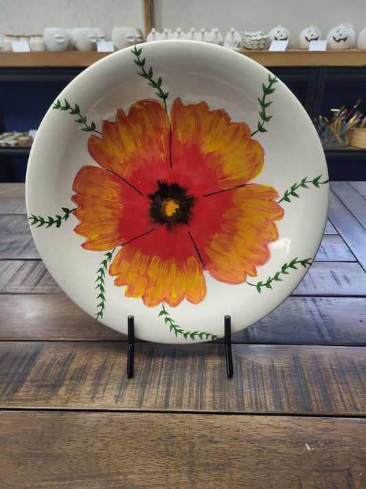 Wild Poppy Dinner Plate