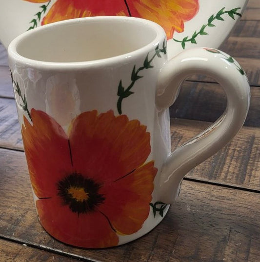 Wild Poppy Jumbo Mug